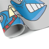 Papier Cadeau Cadre d'entreprise robot (Coin rond)