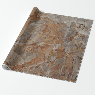 Papier Cadeau Cadre en béton Brown et gris
