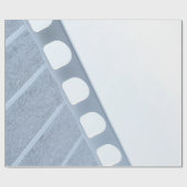 Papier Cadeau Cadre en métal noir et blanc (Plat)