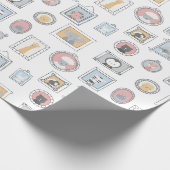 Papier Cadeau Cadres de bébé animal (Coin)