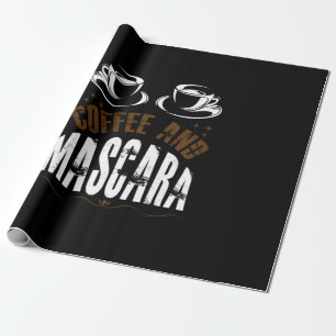 Papier Cadeau Café Art Café Et Mascara