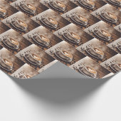 Papier Cadeau Café avec coeur et haricots (Coin)