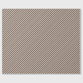Papier Cadeau Café Brown Blanc Motif (Plat)