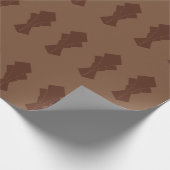 Papier Cadeau Café et Brown Fantail (Coin)