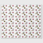 Papier Cadeau Café et gâteaux (Plat)