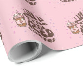 Papier Cadeau Café glacé (Coin rond)