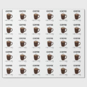 Papier Cadeau Café Me Rend Heureux Café (Plat)