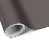 Papier Cadeau Café noir (couleur solide) (Coin rond)