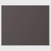 Papier Cadeau Café noir (couleur solide) (Plat)
