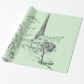 Papier cadeau Café Paris (Déroulé)