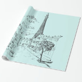 Papier cadeau Café Paris (Déroulé)