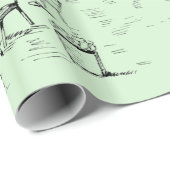 Papier cadeau Café Paris (Coin rond)