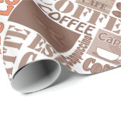 Papier Cadeau Café préféré (Coin rond)
