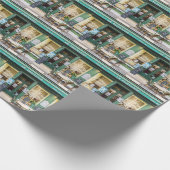 Papier Cadeau Cafés français : Versailles scène cosy. (Coin)