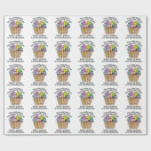 Papier Cadeau Caillage Avant Ménage (Plat)