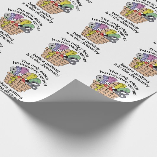 Papier Cadeau Caillage Avant Ménage (Coin)