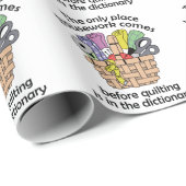 Papier Cadeau Caillage Avant Ménage (Coin rond)