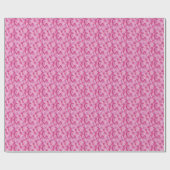 Papier Cadeau Cailloux Aquarelle Rose  (Plat)