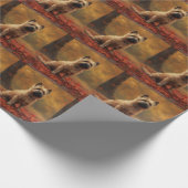 Papier Cadeau Cairn Terrier en automne Leaves automne Inspire (Coin)