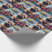 Papier Cadeau Cairn Terrier sur une paddle : Une aventure Pittor (Coin)