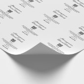 Papier Cadeau Caisse de lune de miel scannez le code QR ajouter  (Coin)
