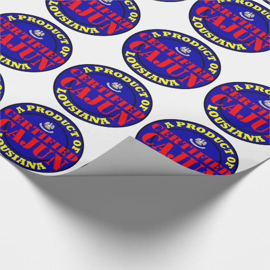 PAPIER CADEAU CAJUN CERTIFIÉ (Coin)