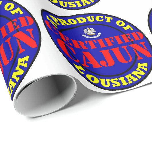 PAPIER CADEAU CAJUN CERTIFIÉ (Coin rond)