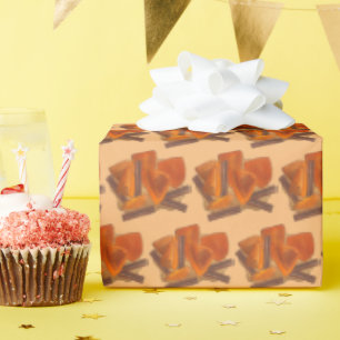 Papier Cadeau Calabaza en Tacha Mexicaine Citrouille à canne Des