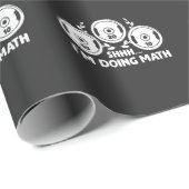 Papier Cadeau Calcul du poids des mathématiques de la condition  (Coin rond)