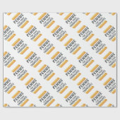 Papier Cadeau Calembour drôle de pâtes (Plat)