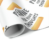 Papier Cadeau Calembour drôle de pâtes (Coin rond)