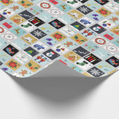 Papier Cadeau Calendrier de l'arrivée Noël (Coin)