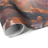 Papier Cadeau California Quail Bird Art Wildlife Nature (Coin rond)