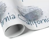 Papier Cadeau Californie (Coin rond)