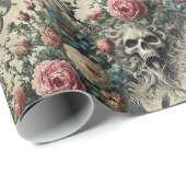 Papier Cadeau Call to the Night Gallery – Gothic Victorian (Coin rond)