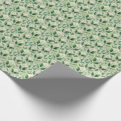 Papier Cadeau Calla Lily Botanique Verdure Florale Enveloppement (Coin)