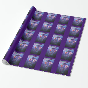 Papier Cadeau Callas Violet Lilac Et Violet Art