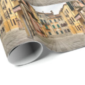 Papier Cadeau Calle Del Montello, Venise Italie (Coin rond)