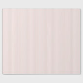 Papier Cadeau Calm Pink Minimalist Stripes (Plat)