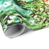 Papier Cadeau Calm yellow abstract Wrapping Paper,Dazzling shine (Coin rond)