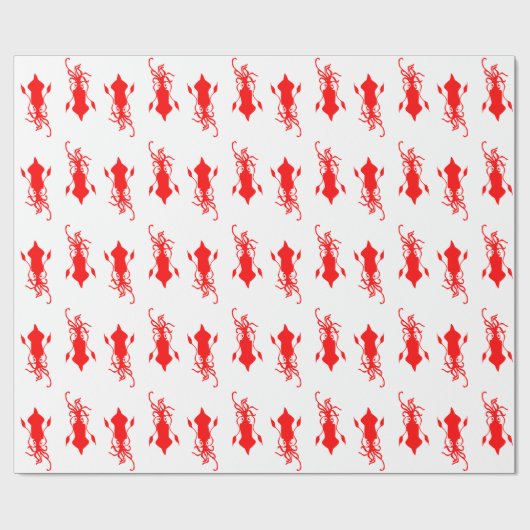 Papier Cadeau Calmar (Plat)