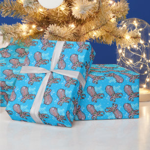 Papier Cadeau Calmar de vacances