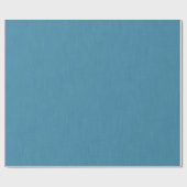 Papier Cadeau Calme et simple Fond texturé en lin bleu (Plat)