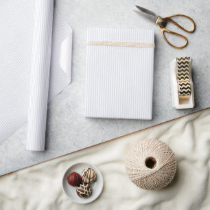 Papier Cadeau Calme Lignes Verticales Minimalistes Gris