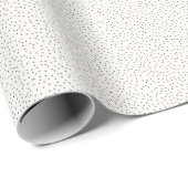 Papier Cadeau Calme quadrillage noir et blanc (Coin rond)