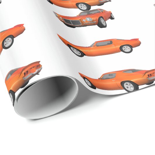 Papier Cadeau Camaro 1972 : (Coin rond)