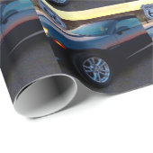 Papier Cadeau Camaro sur l'itinéraire 66 (Coin rond)