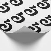 Papier Cadeau Cambodian Number 6 / Six / ៦ (Pram Muj) Khmer (Coin)