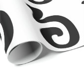 Papier Cadeau Cambodian Number 6 / Six / ៦ (Pram Muj) Khmer (Coin rond)