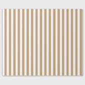 Papier Cadeau Camel Brown/Blancs (Plat)